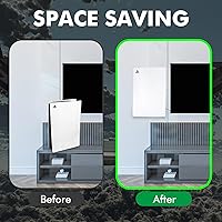 Vista 4 de Wall Mount for PS5, PS5 Holder PS5 wall mount Vertical Stand for PS5 (Disc and Digital), Stealth Mount Iron Holder