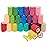Juvale Cohesive Self-Adherent Bandage Wrap - Elastic Support for Sprains & Sports Tape - Vet Wrap for Horses & Dogs - Hand-Tearable Design & Grip Tape - 24 Rolls, 3 in x 5 yd, Multicolor