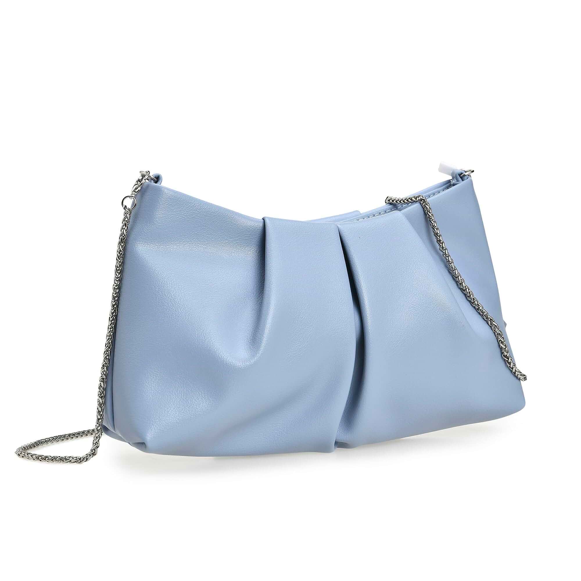 CHARMING TAILOR Women Clutch Bag Dressy Formal Handbag Pleated PU Clutch Purse for Cocktail Prom Wedding Party