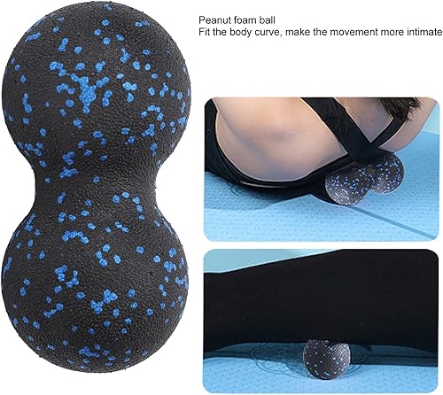 Miniatura 5 de Rodillo de espuma, juego de rodillos de espuma 3 en 1 para aliviar el dolor de espalda, ejercicio, yoga, terapia física, masaje profundo, ajuste