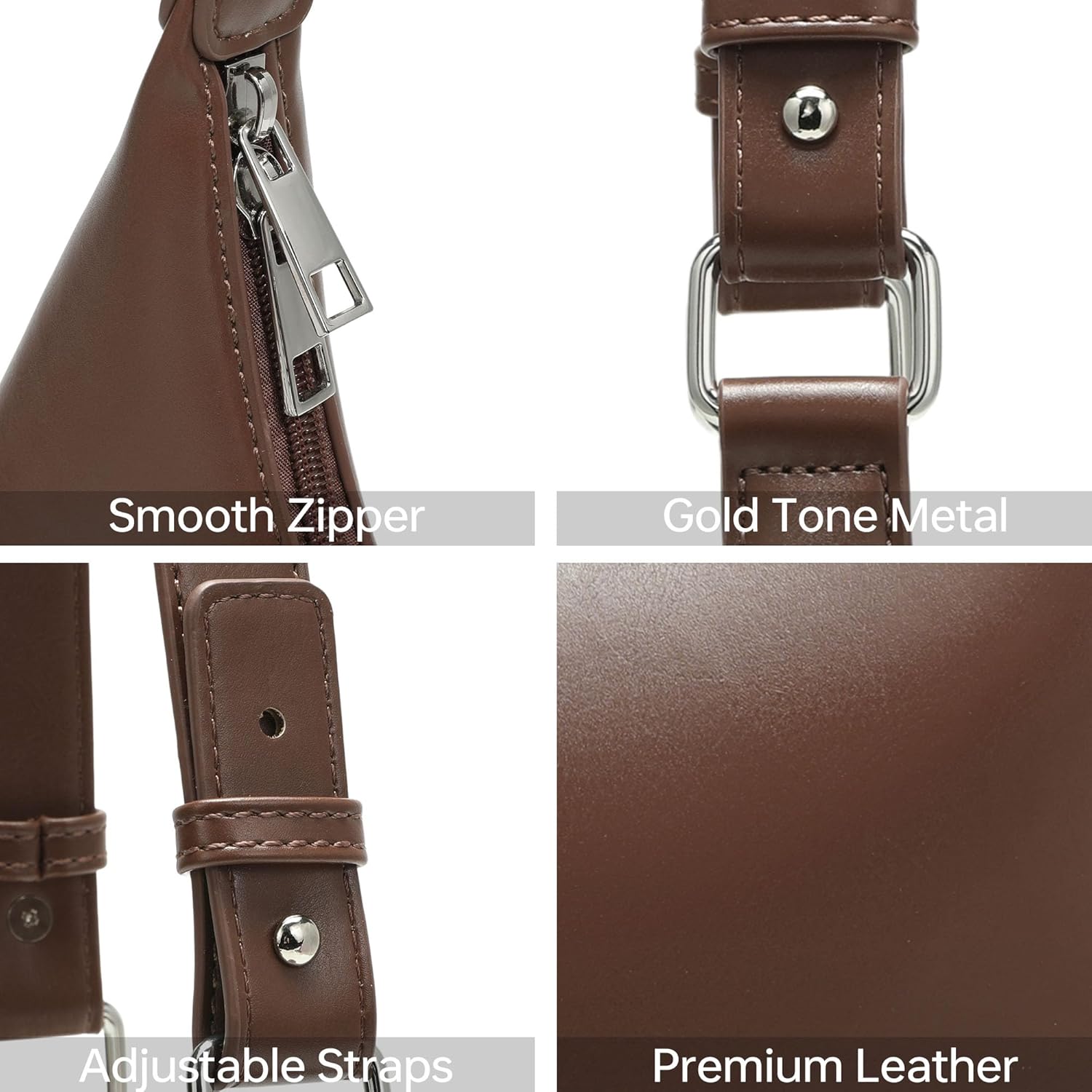GEMIU Shoulder Bag for Women,Handbag Purse Hobo Bag Handbags with Zipper Closure