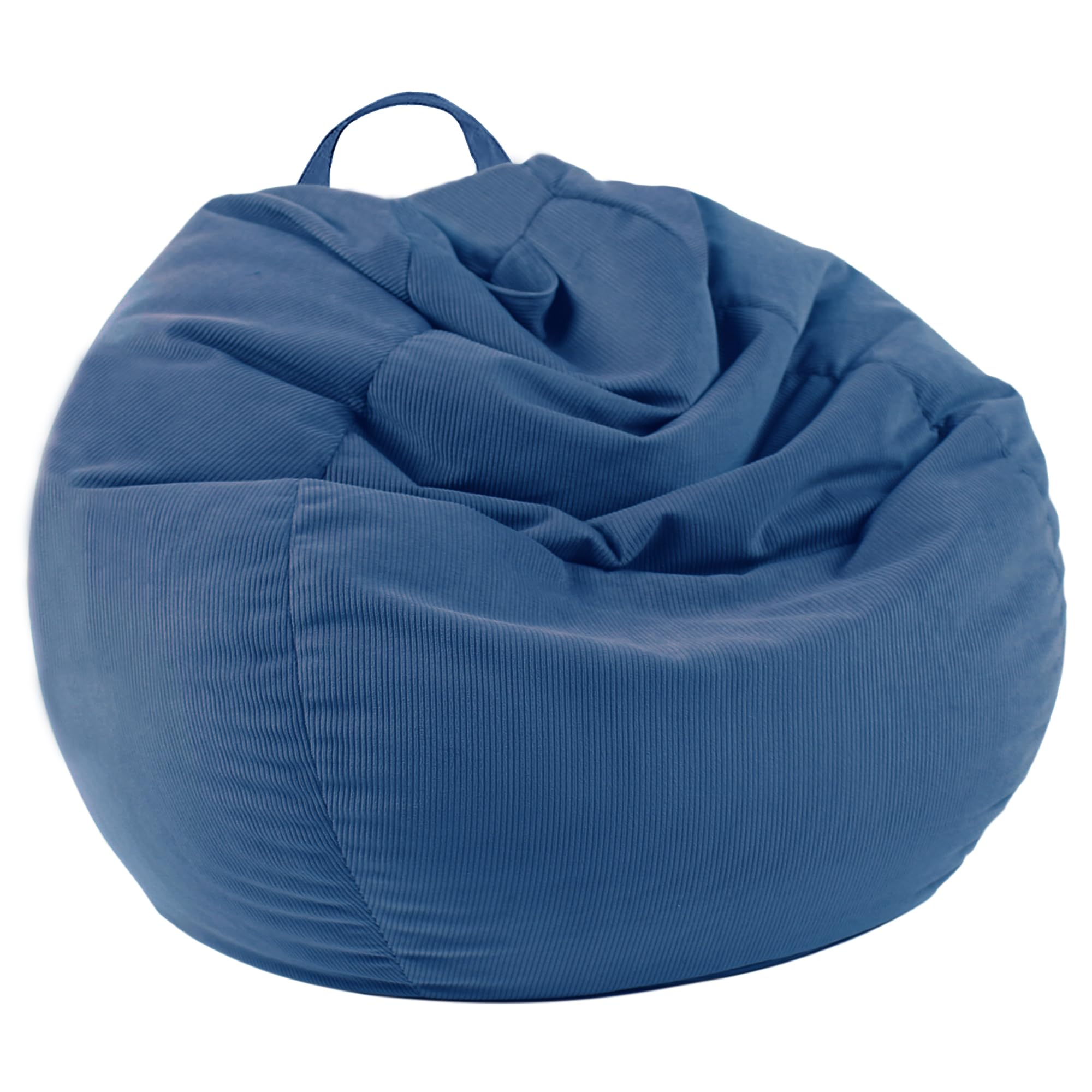 LPMOERA Stuffed Animal Storage Bean Bag Chair Cover (No Filler) For Kids  and Dogs/Cats Lazy Premium Corduroy Stuffable Bean Bag