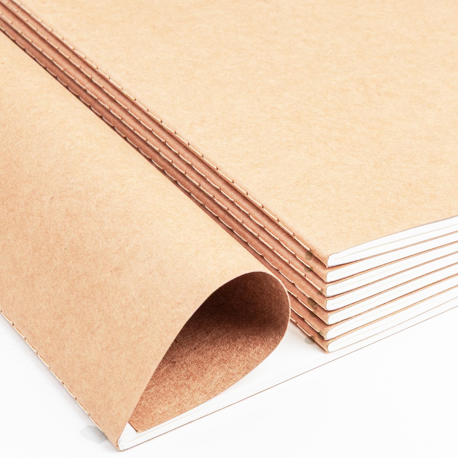 Confezione da 72 quaderni A5 in carta kraft, a righe, 21,1 x 14 cm, 60 pagine, set di diario di viaggio per lavoro, scuola, studenti, bambini, regalo, ufficio, forniture per il rientro a scuola