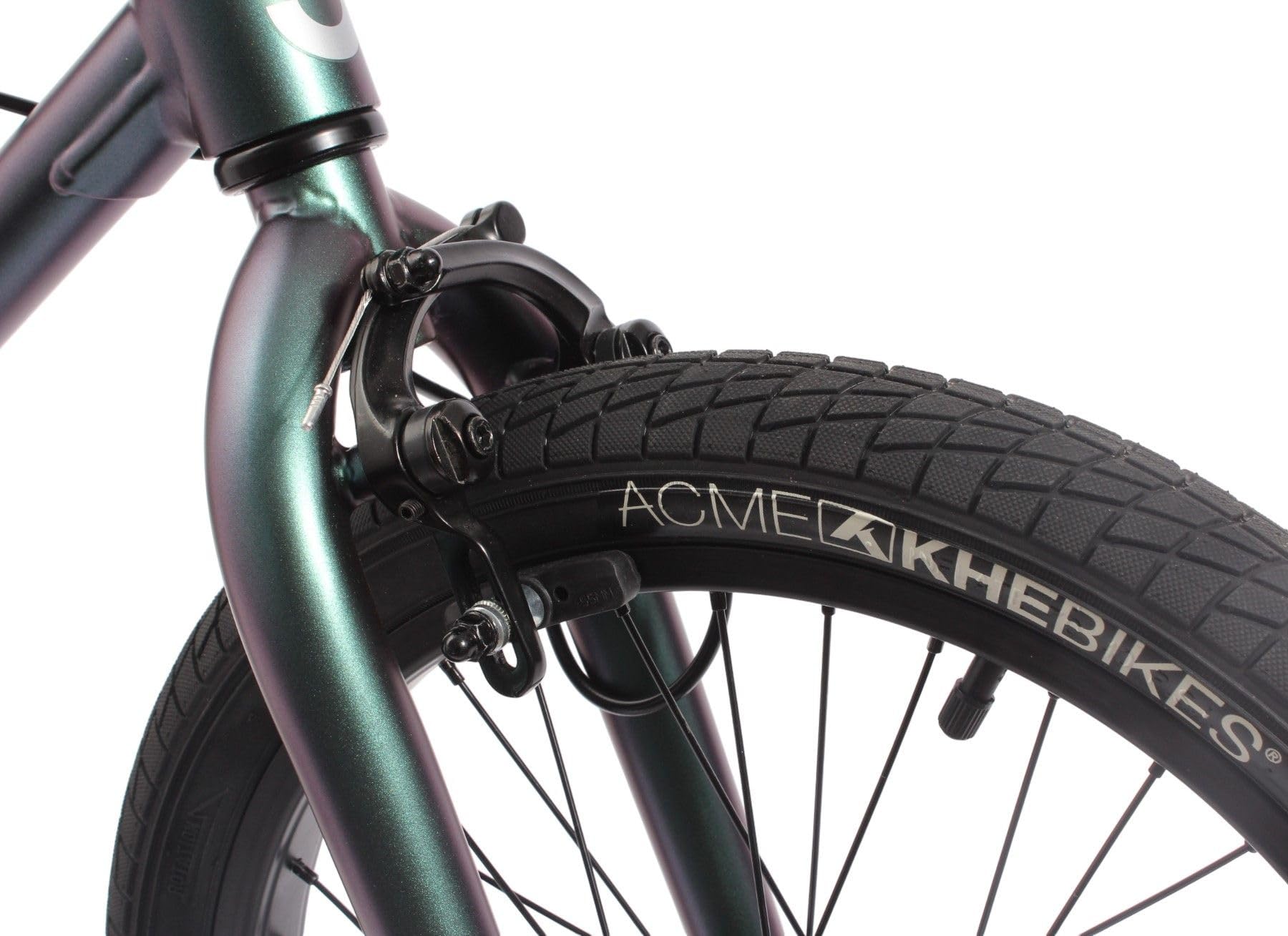 KHE Blaze Vélo BMX 2025 18" - Cadre en aluminium - Poids léger de 9,3 kg - Peinture à tongs - Rotor Affix - Freins en U - BMX freestyle pour enfants et adolescents (125 à 145 cm)