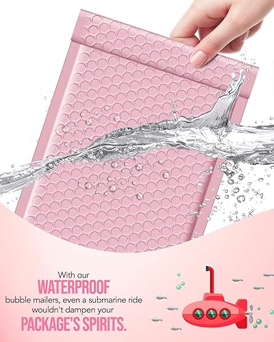 Miniatura 35 de GSSUSA - Sobres acolchados de polietileno de 6” x 10”, sobres de burbujas, bolsas sobres para envíos de pequeños paquetes, bolsa de envío, paquete
