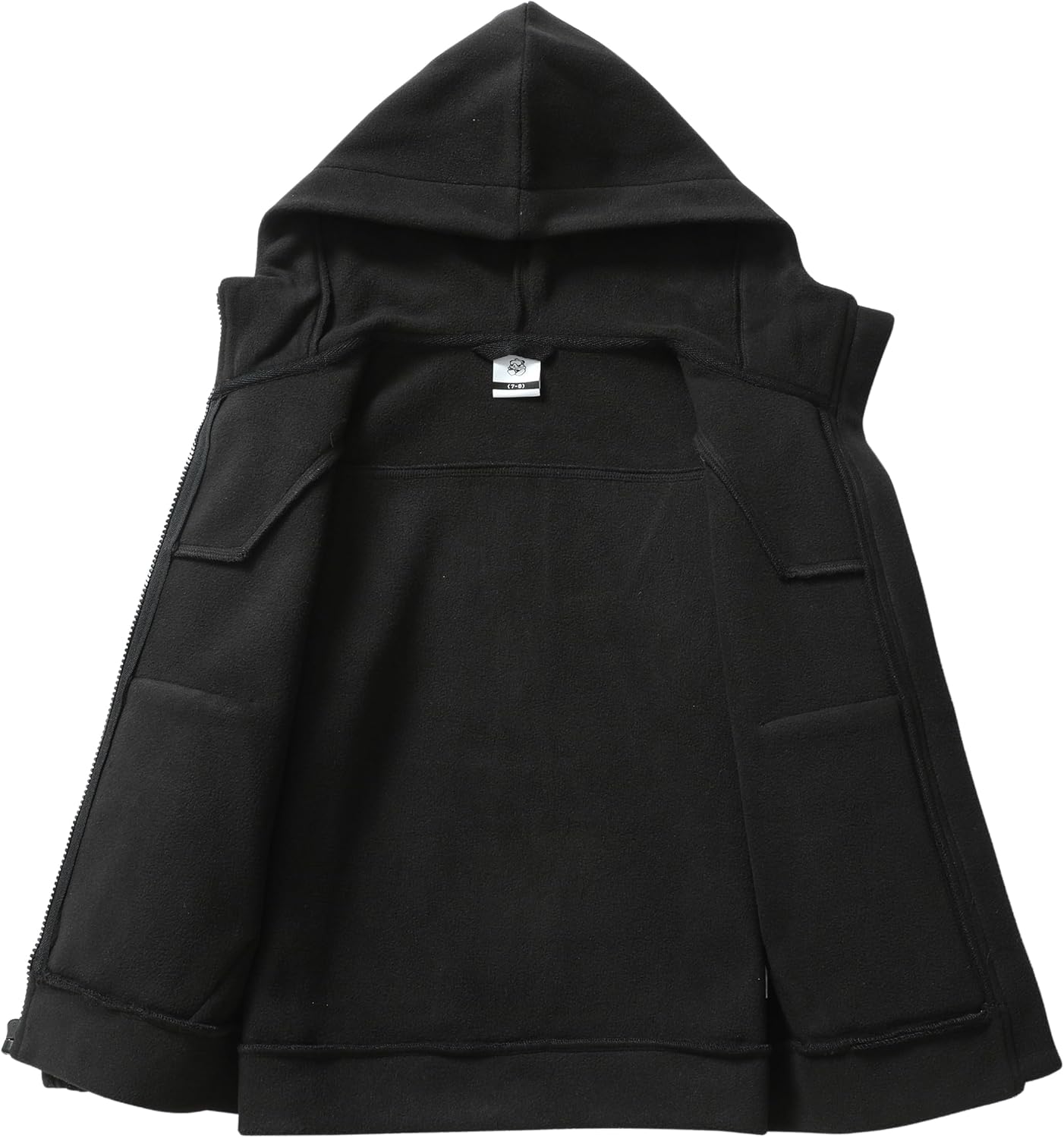 Boy's Warm Fleece Hoodies Sweatshirts Full Zip Long Sleeve Hooded Pullover with Pockets - Image 3