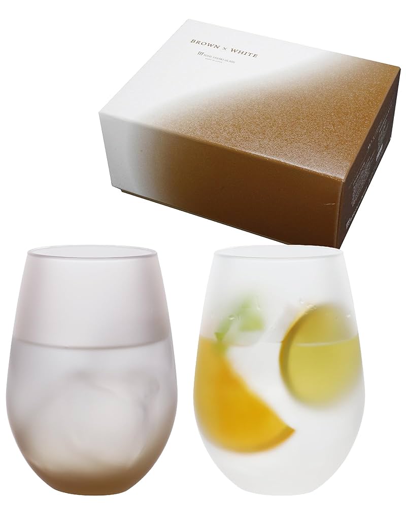 Amazon.co.jp: 東洋佐々木ガラス ペアグラス フロスティ ペア