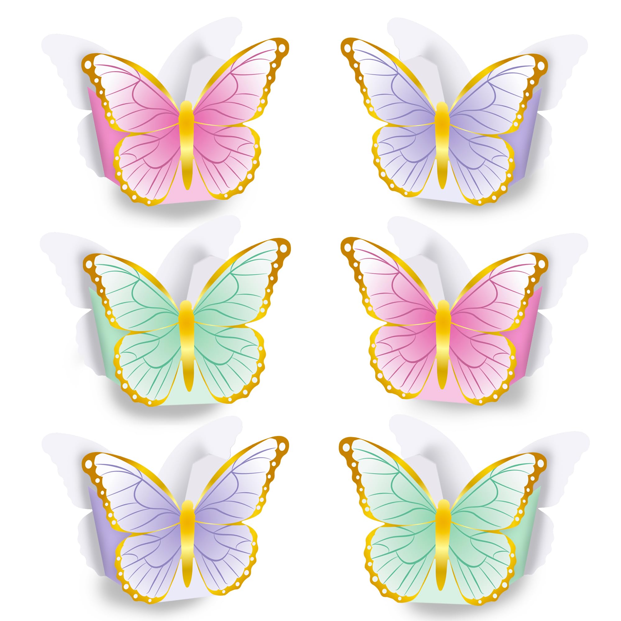 COOLHIYA Lot De 12 Petits Sacs En Papier Avec Poignées Pour