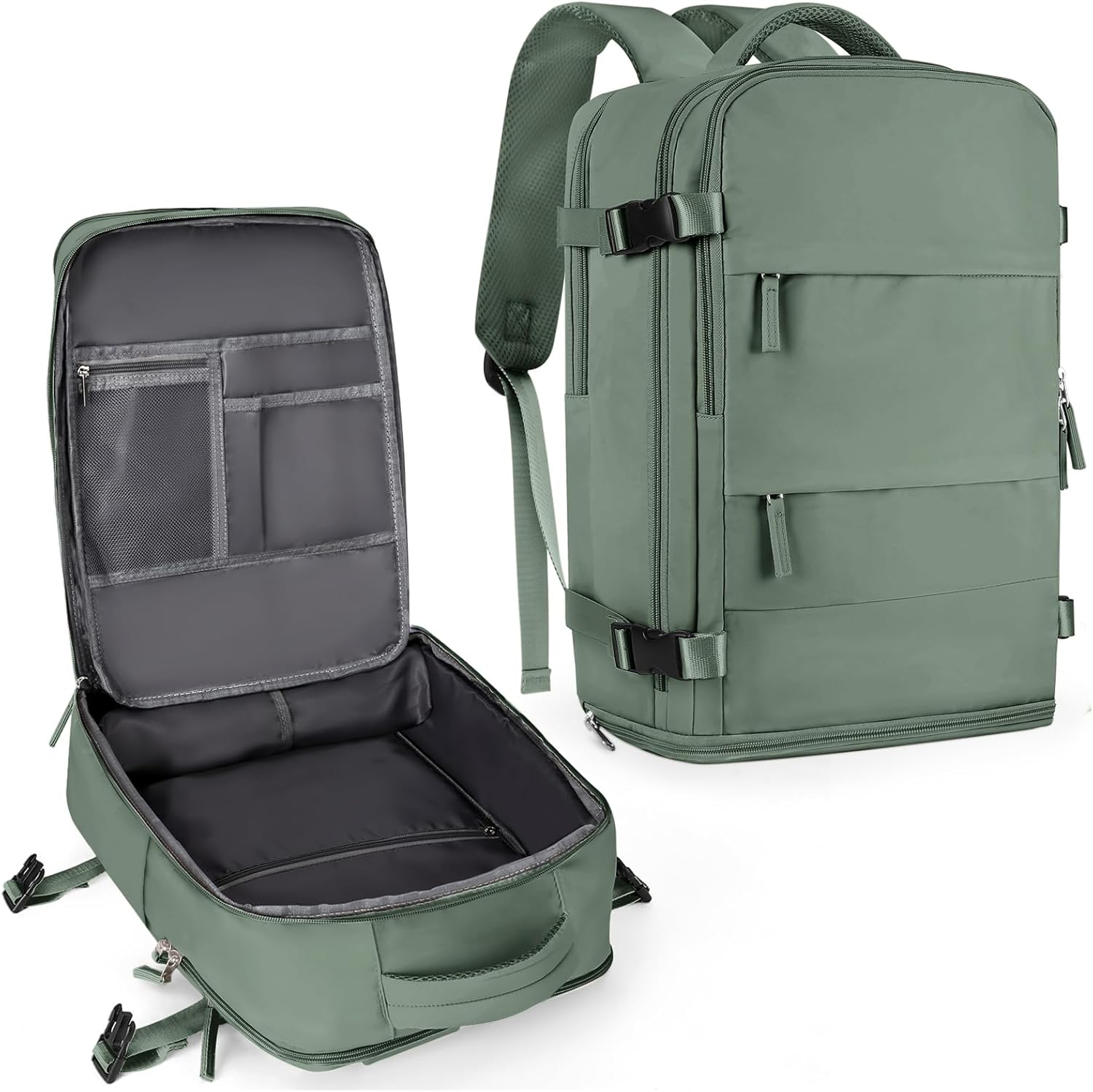 coowoz Travel Backpack For Women Men,Carry On Backpack,Hiking Backpack Waterproof Outdoor Sports Rucksack Casual Daypack Travel Essentials(Olive Green) coowoz Travel Backpack For Women Men,Carry On Backpack,Hiking Backpack Waterproof Outdoor Sports Rucksack Casual Daypack Travel Essentials(Olive Green)