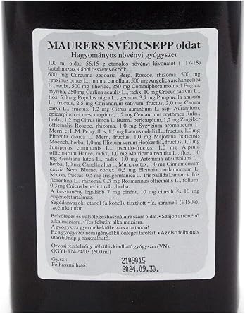 Aktar Diyarı Maurers Krautergarten İsveç Şurubu İksir 500 ml, GDT-ADY63962