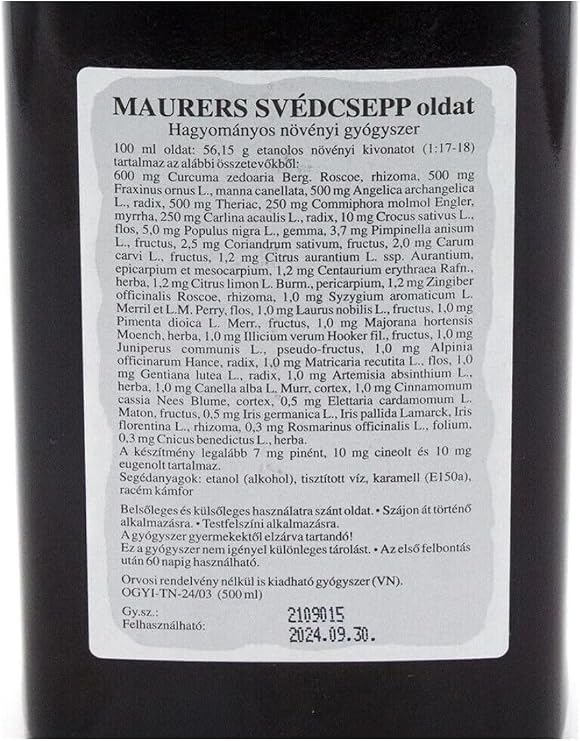 Aktar Diyarı Maurers Krautergarten İsveç Şurubu İksir 500 ml, GDT-ADY63962