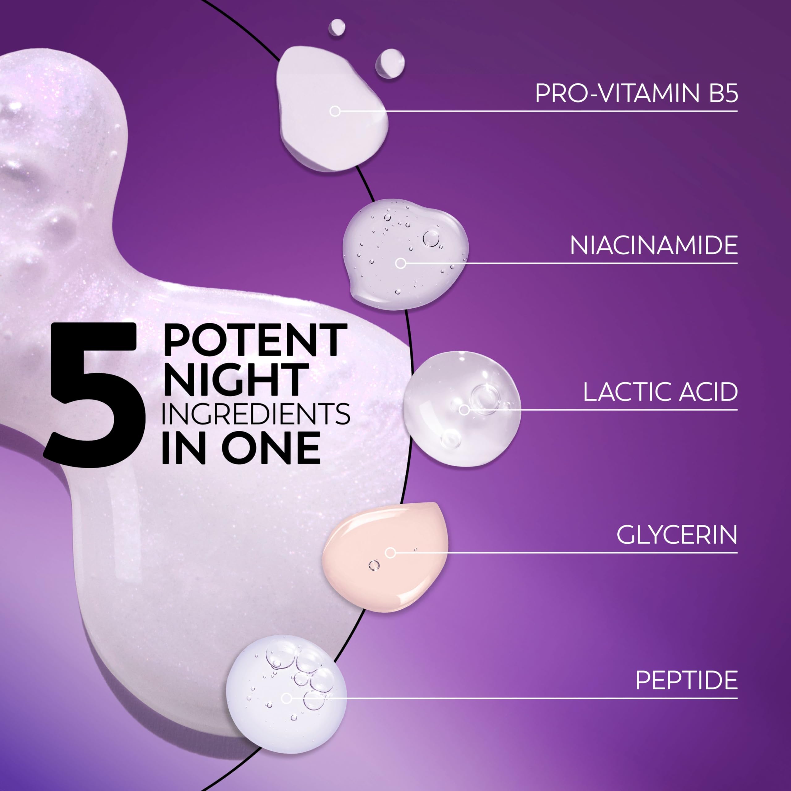 Olay Super Serum Night Repair, Hydrating Face Serum with Niacinamide, Peptide - Image 4