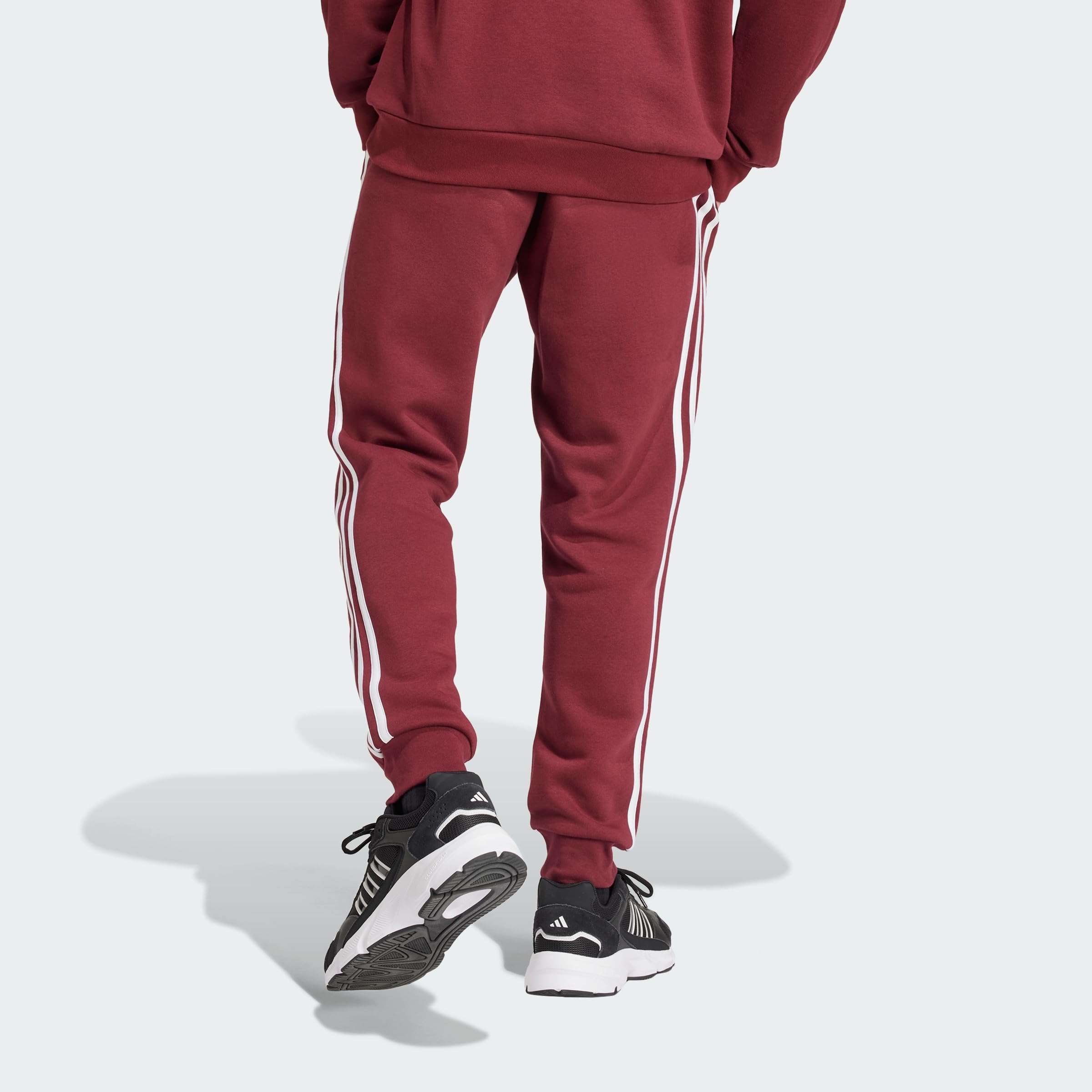 adidas Essentials - Pantalones de Rizo Francés con 3 Rayas - Pantalón Deportivo Hombre