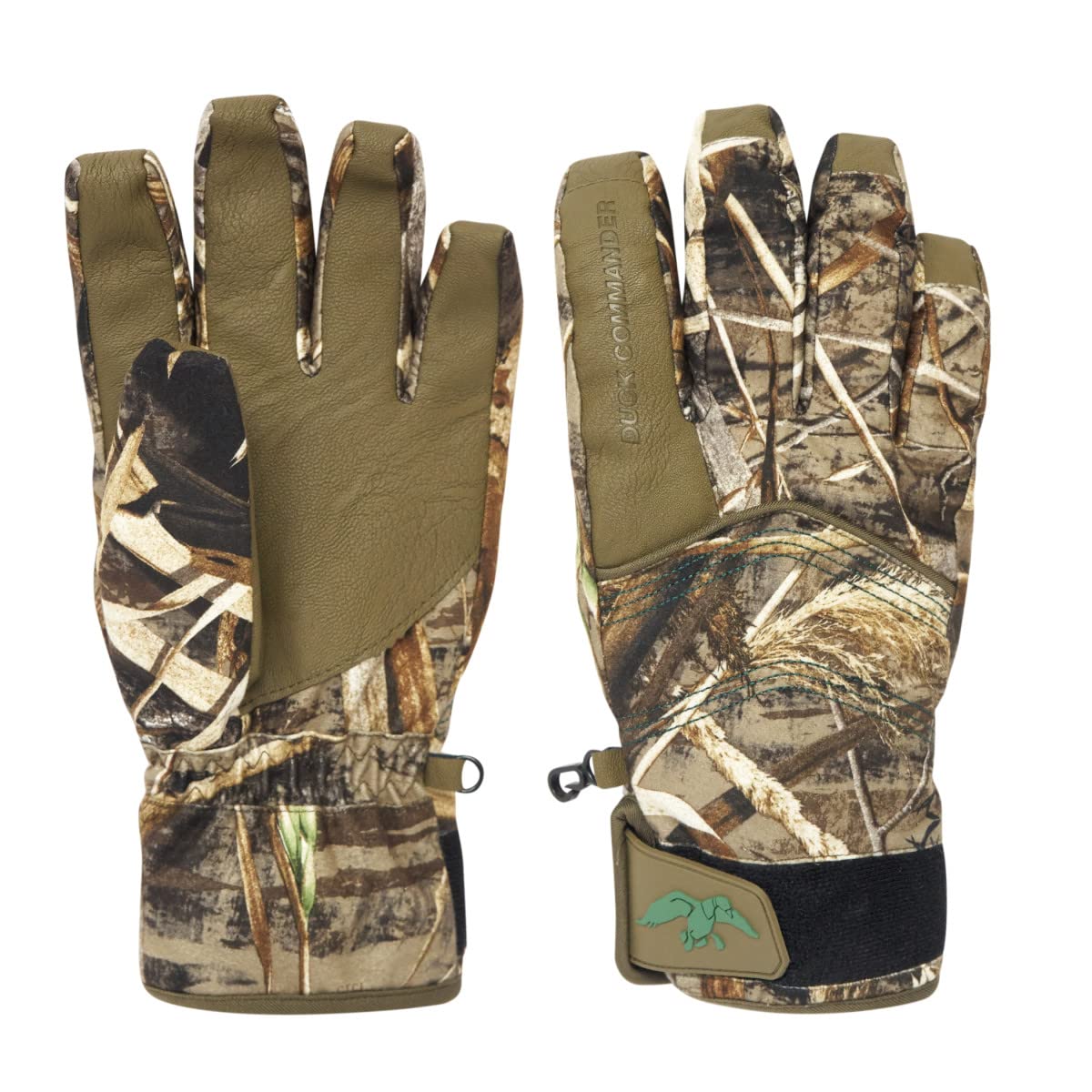 HOT SHOT Duck Commander x Men's Double-Reed Realtree Max-5 Camo Glove - Insulated, Waterproof, Waterfowl Hunting, X-Large