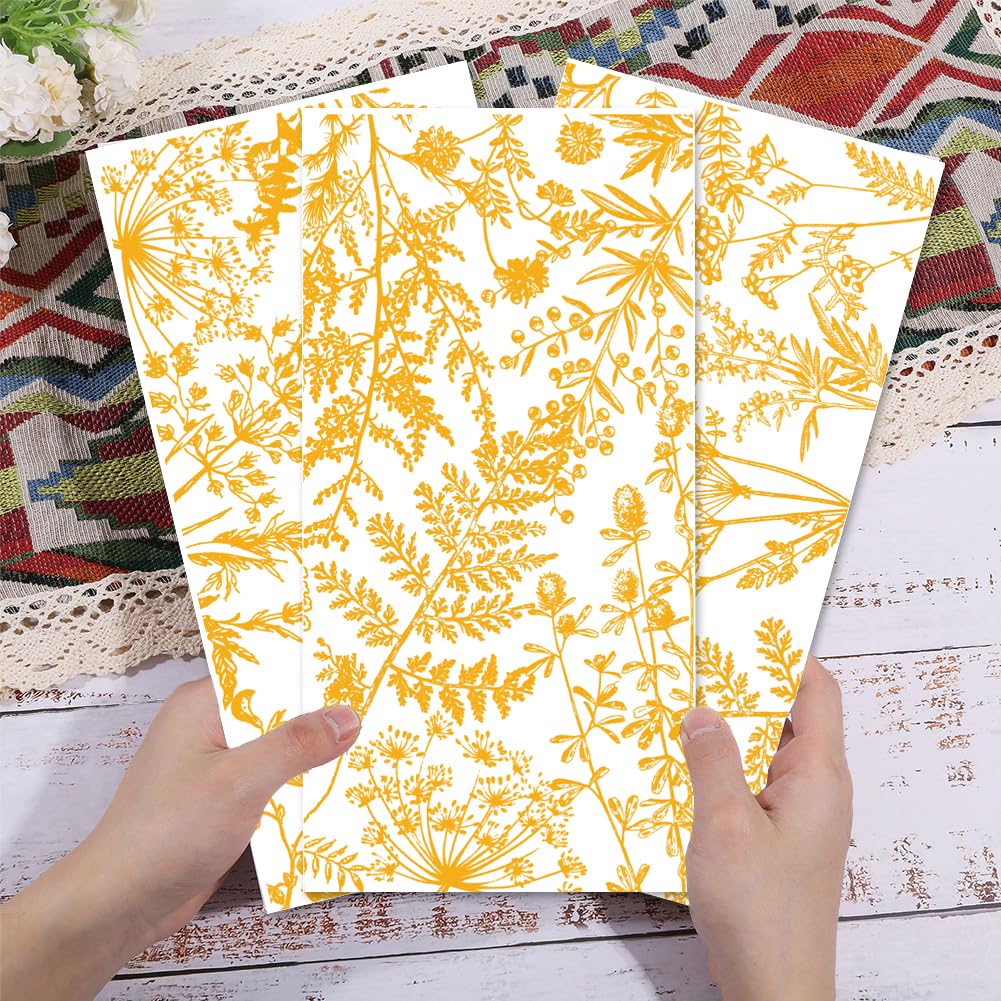 3 Feuilles De Transfert De Meubles Magnolia 6x12 Pouces