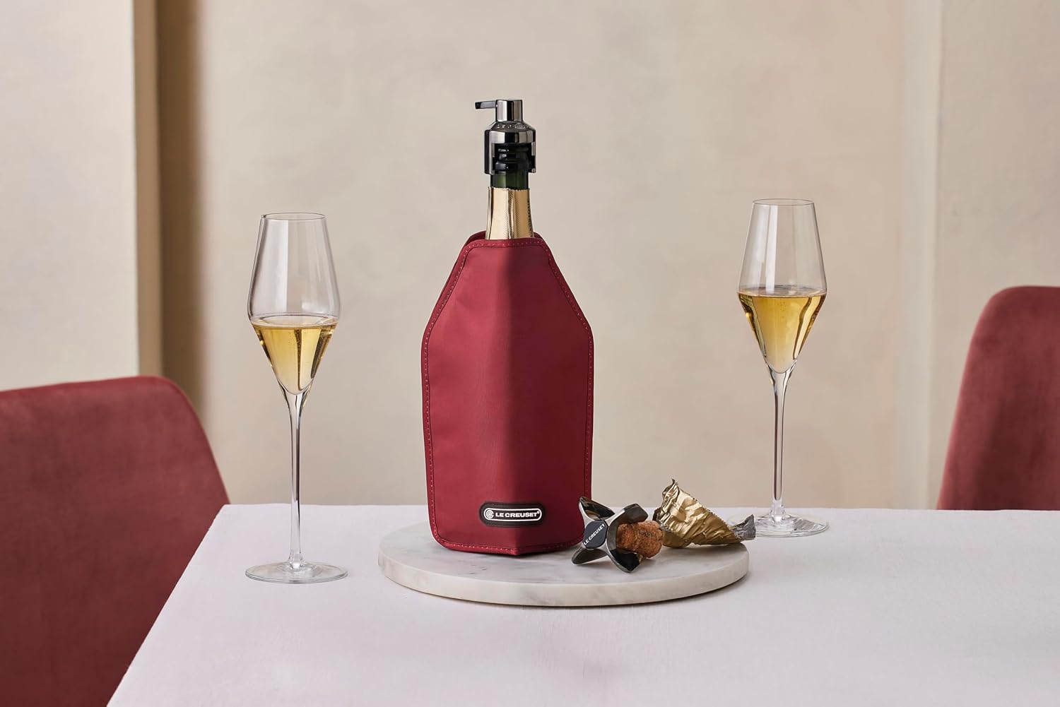 Le Creuset Wine Cooler Sleeve, Burgundy