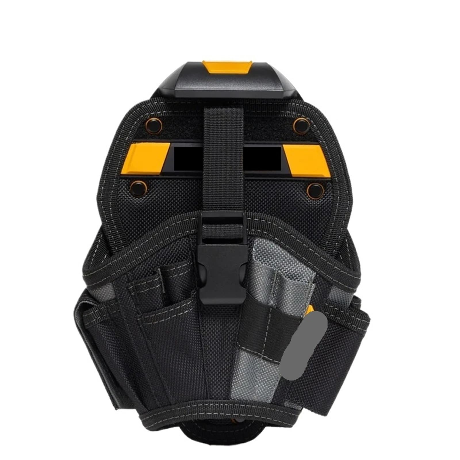 Holster Perceuse Grand étui de forage 13 poches et boucles, sac à outils portable construction robuste renforcé par des rivets
