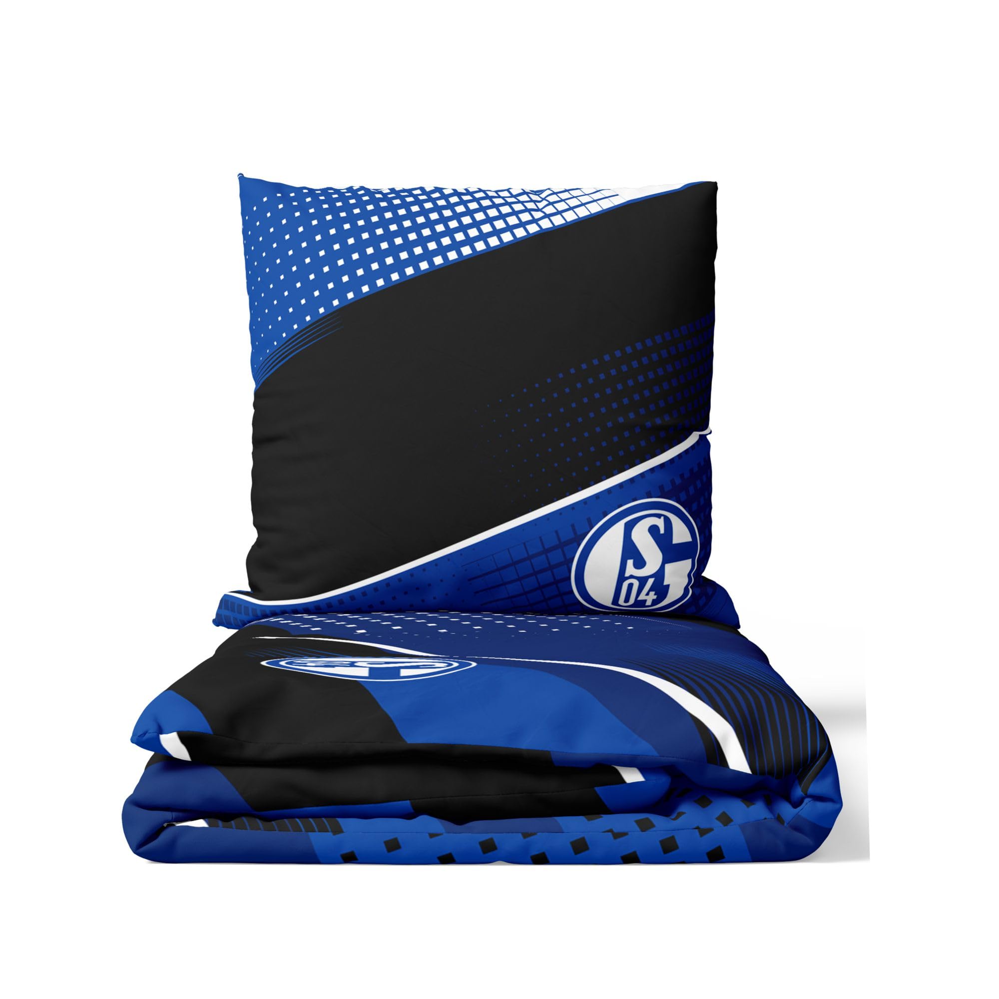 FC Schalke 04 Bettwäsche schwarz blau 135x200cm+80x80