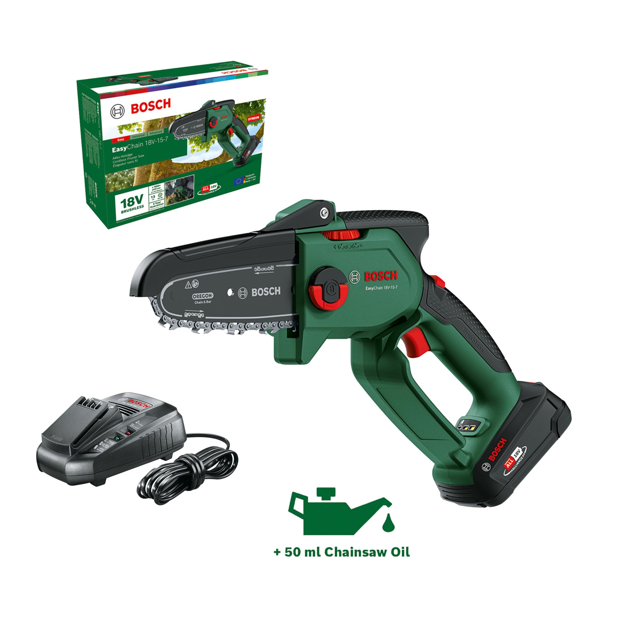 Bosch EasyChain 18V-15-7 Solo (Aküsüz)
