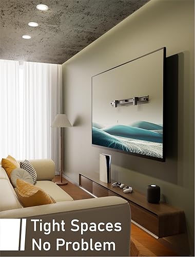 Miniatura 5 de Soporte de pared para TV sin pernos, soporte de TV sin taladros para TV de 22 a 55 pulgadas, soporte de TV sin tachuelas para paneles de yeso de