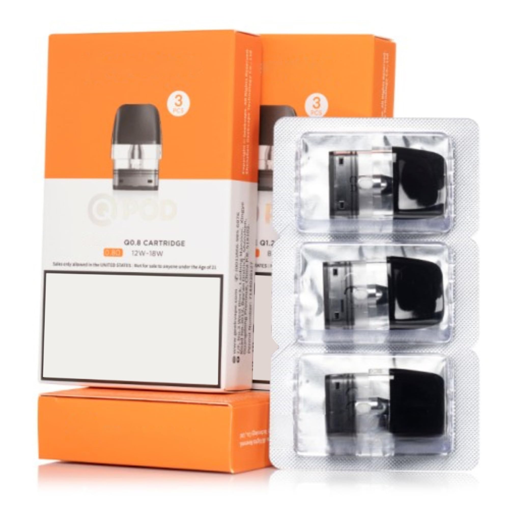 Geek Vape, Q Replacement Pods, E-Cigarettes, 2ml Cartridge Capacity, No  Nicotine, (0.8 ohm) : Amazon.co.uk: Health & Personal Care