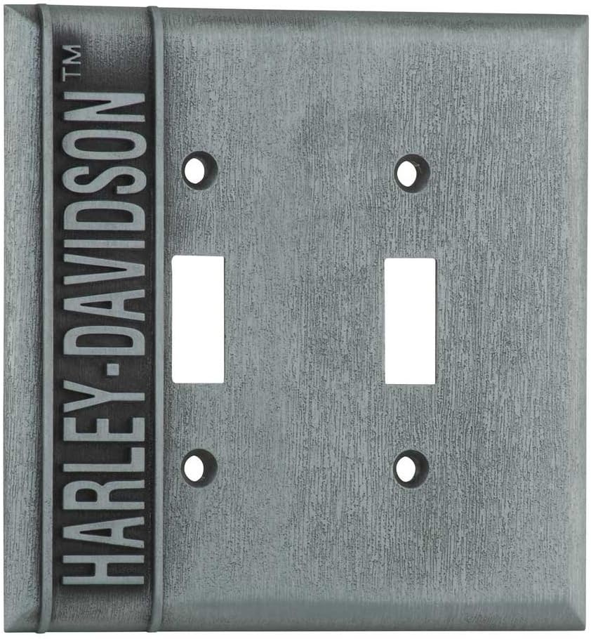 Harley-DavidsonHarley-Davidson Heavy-Duty H-D Double Switch Plate, Hardware Included HDL-10170