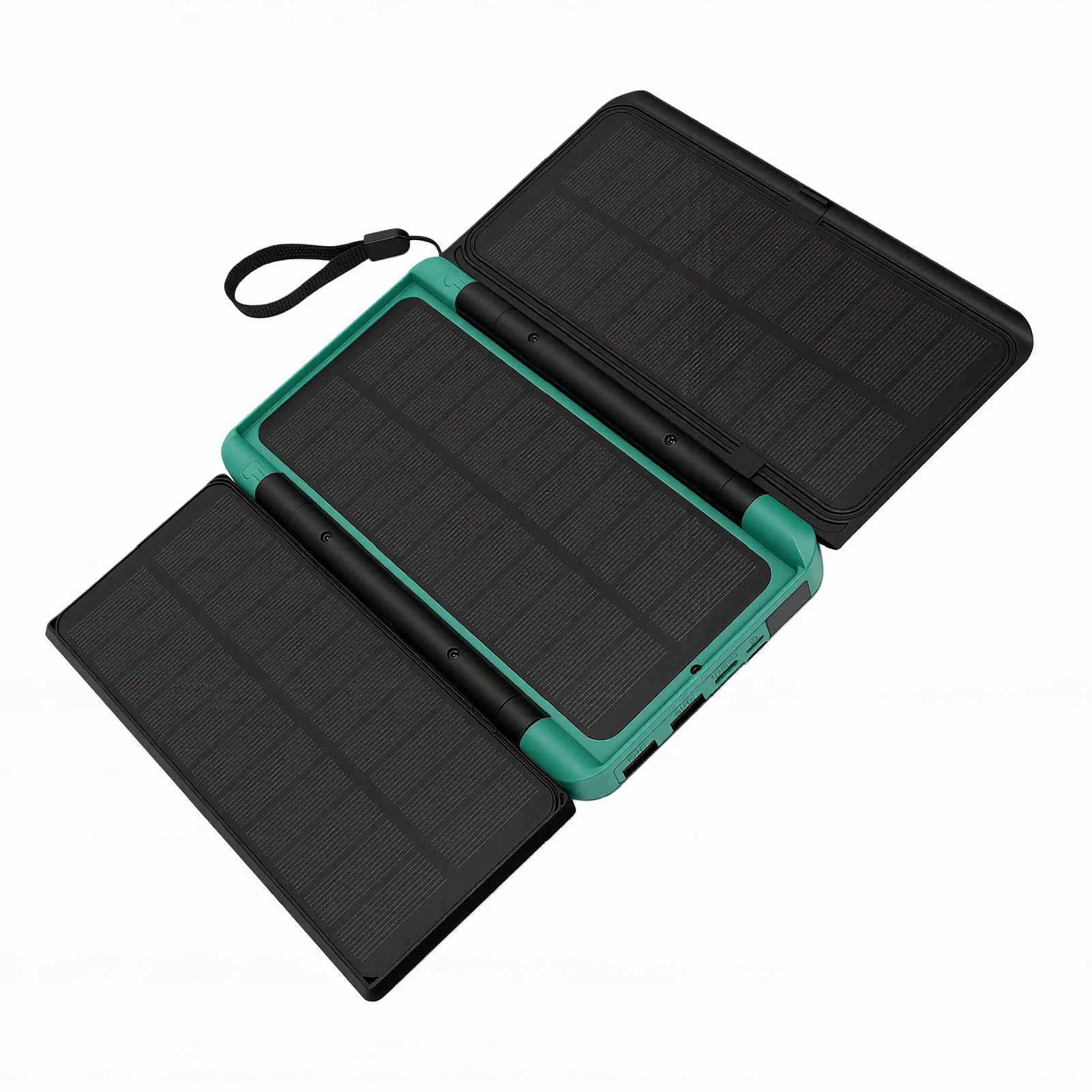 Power Bank Solare Ad Alta Capacità per Uso di Emergenza | Ricarica solare rapida, display digitale a LED, compatibilità con dispositivi versatili, adatto per avventure all\'aria