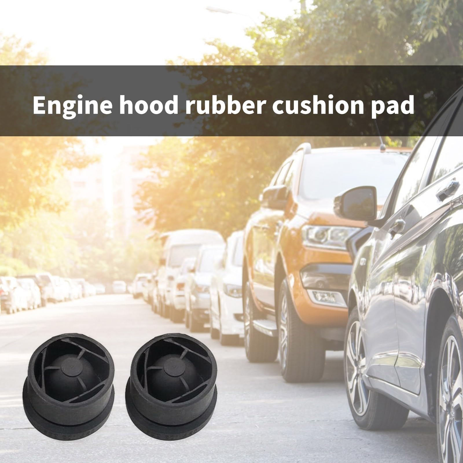 Rebellious 4PCS Gomma Coperture Motore Ammortizzanti Coperture Ammortizzatori Per Sostituzione Senza Difficile E Migliora La Longevità Del Cappuccio