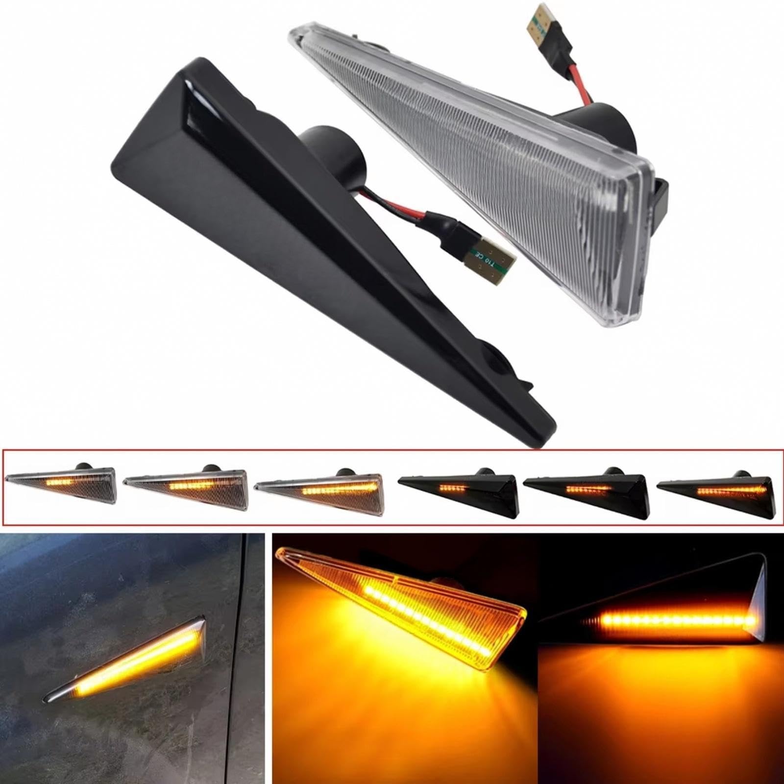 Lampeggiante Dinamica Luce Posizione Laterale Per Avantime 2001-2003