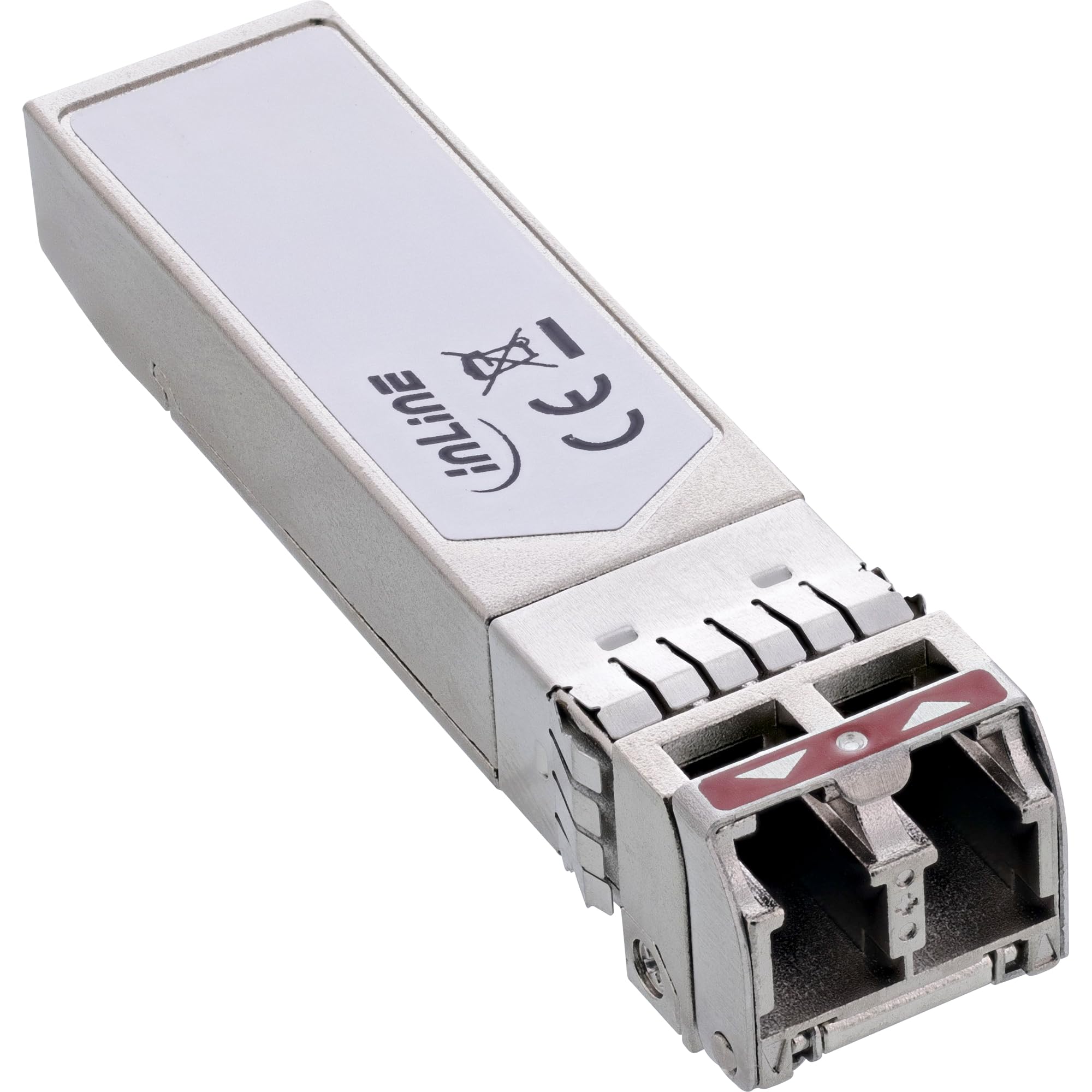 Inline Module SFP+ Fibre Optique 10 GB/s monomode 1550 nm EW LC jusqu'à 40 km de portée, Surveillance DDM, Plug à Chaud, Compatible MSA 32335K