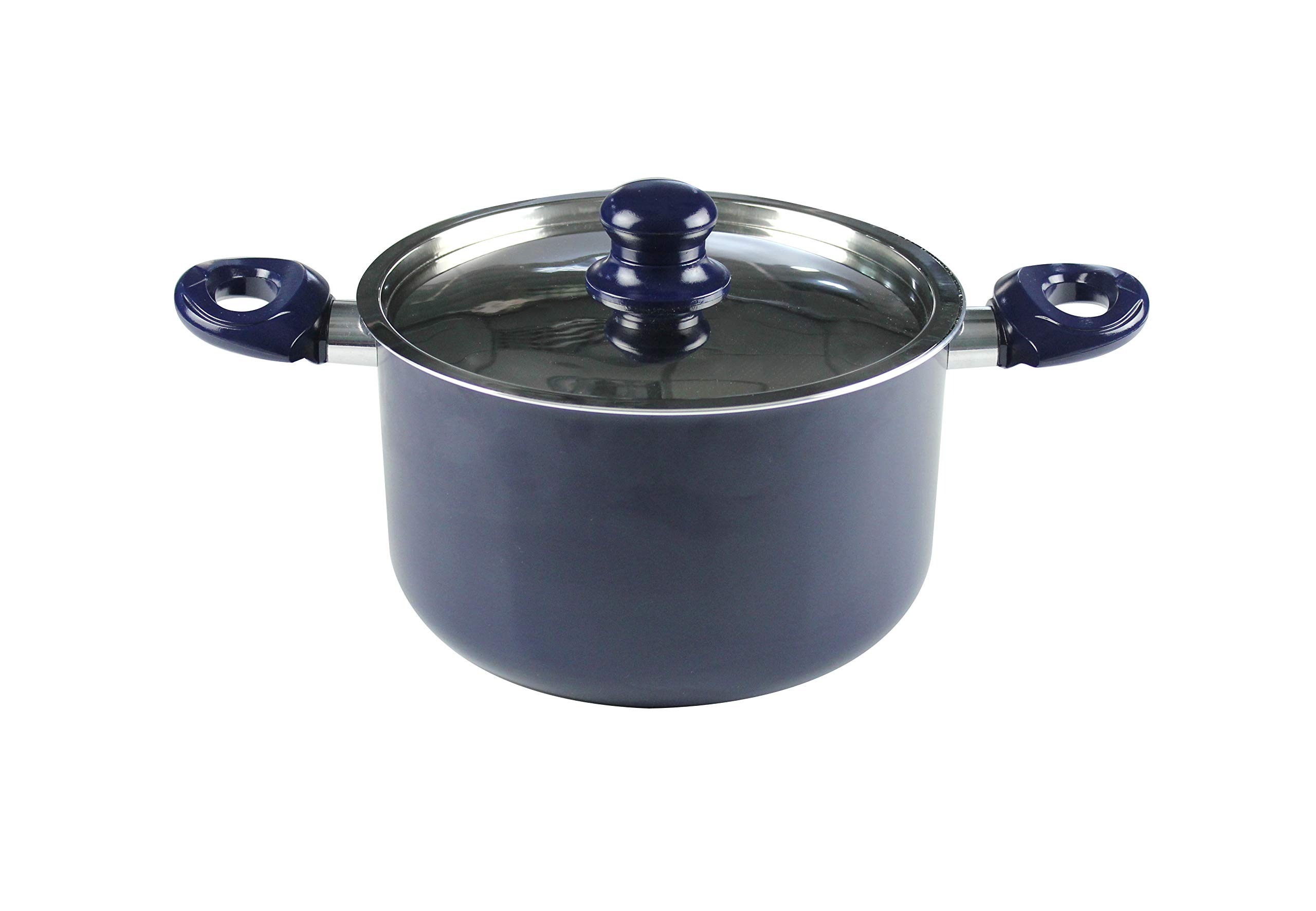 Gimex - Ensemble batterie de cuisine - Induction - 8 Pièces - Bleu