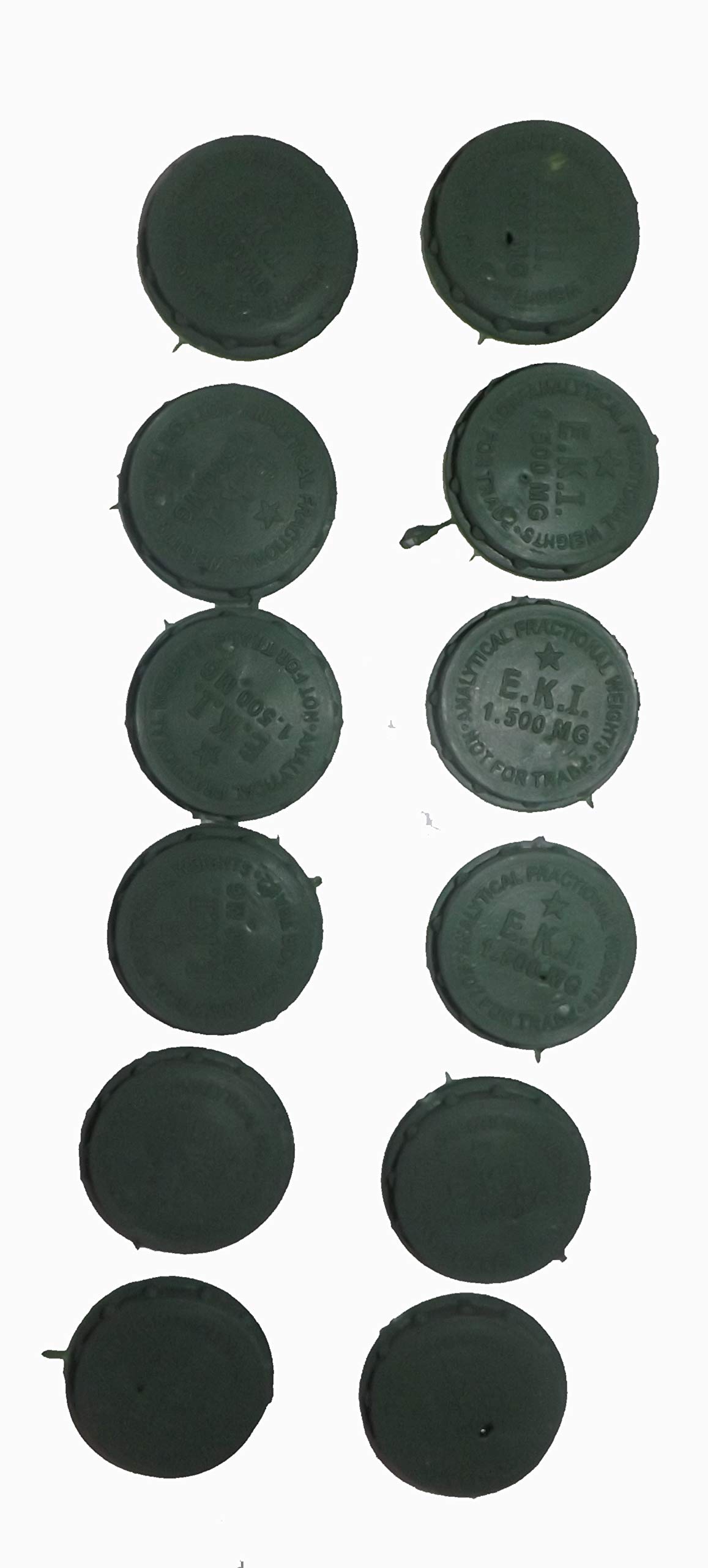 SIMRAH Analytical FRACTIONAL Weight Set of 12 - Image 2 thumbnail
