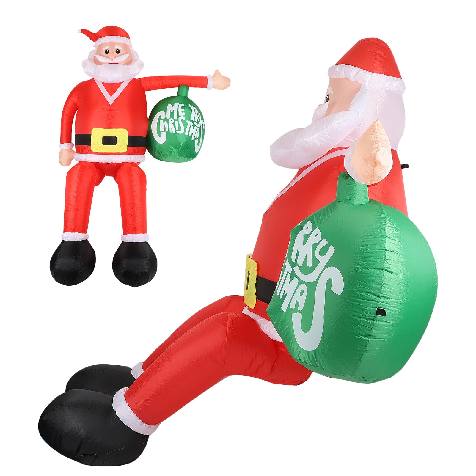 Décoration gonflable de jardin de Père Noël pour événements scolaires