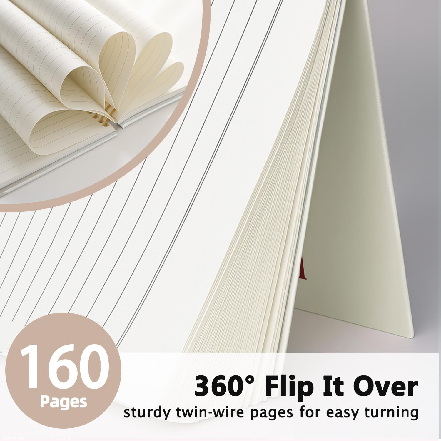 Difference Maker Gift Notebook Journal, Appreciation Gifts for Coworkers Teacher Mentor Boss Coach, Coworker Gifts, Thank You Gifts for Women Men Hardcover Spiral Notebook 5.5x8.3 Inch - Image 3