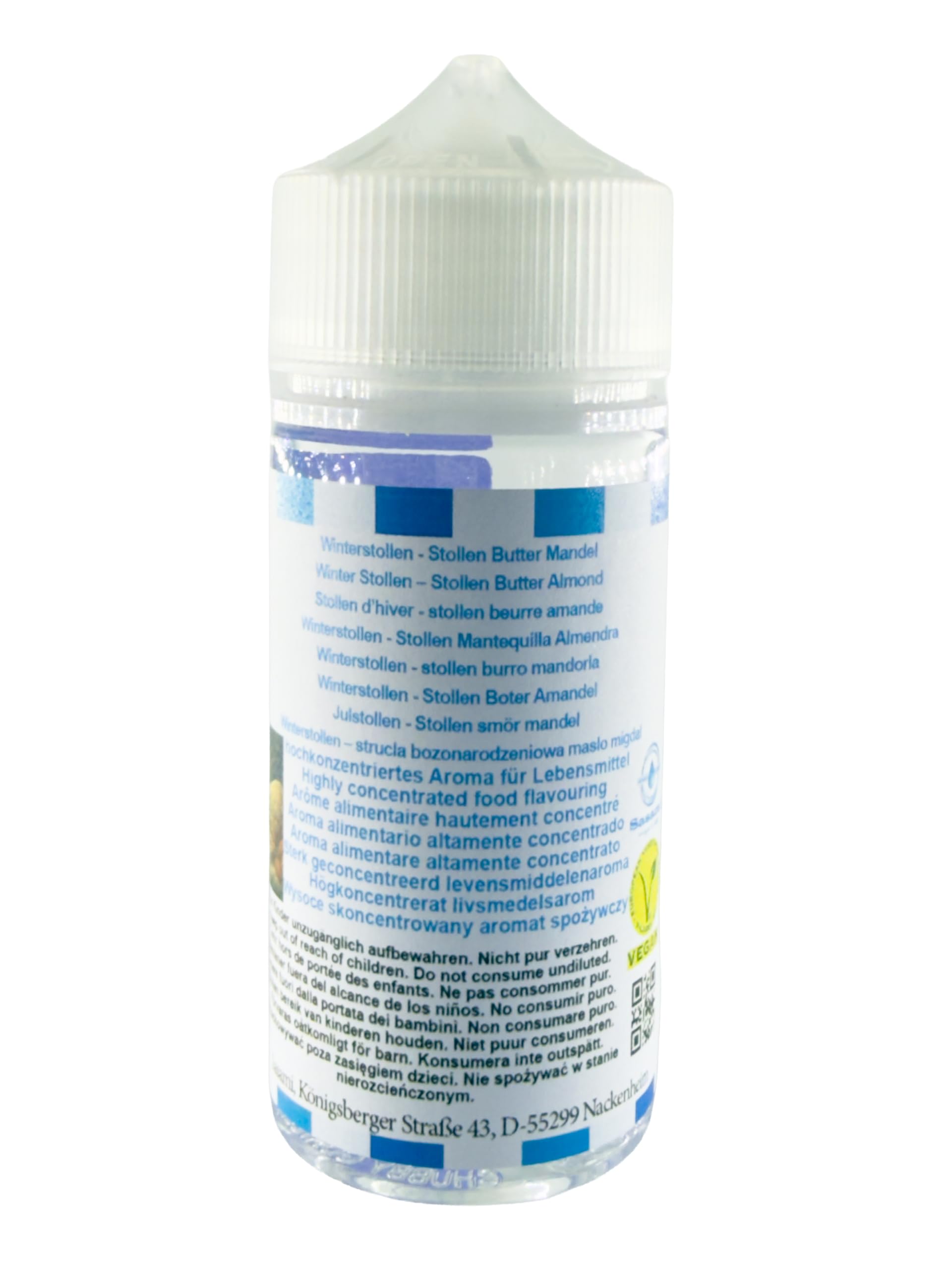 Winterstollen - Stollen Mantequilla Almendra Aroma Concentrado - Vegano - Sasami - 10ml