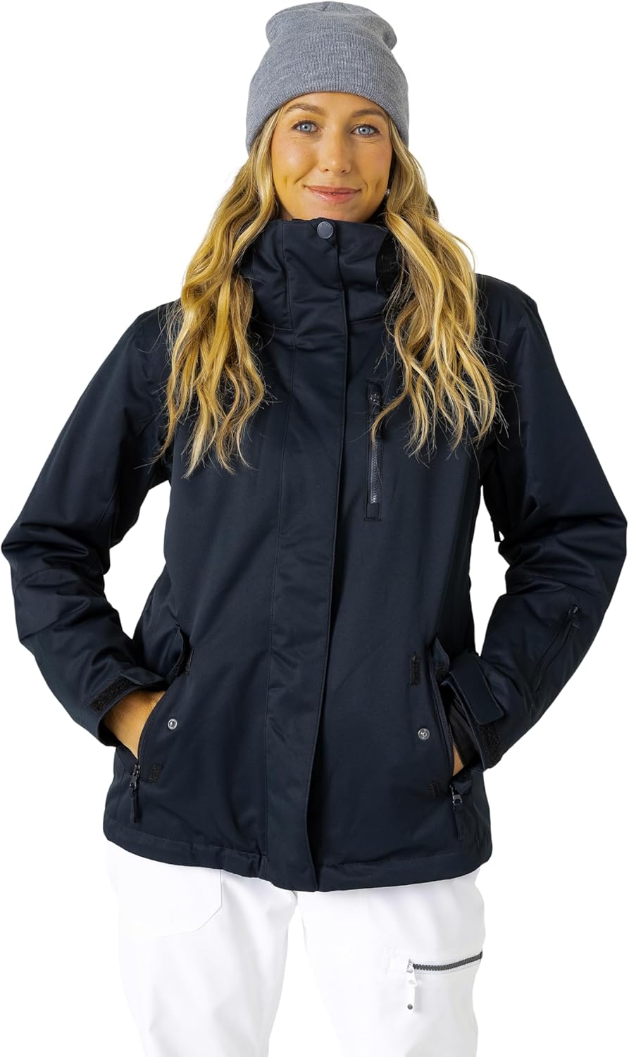 Junior's Jetty Printed Regular Fit Snow Jacket