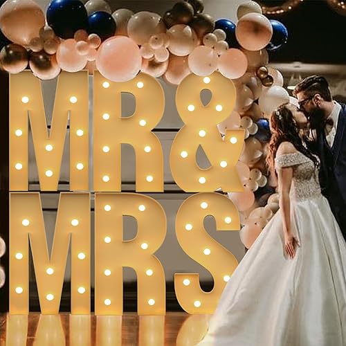 Miniatura 2 de Letras iluminadas de marquesina de 3 pies, letras grandes de marquesina, letras gigantes para baby shower, fiesta de cumpleaños, decoración de