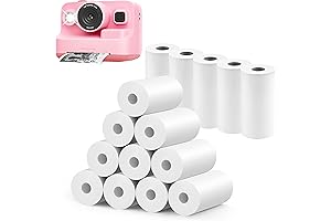 VTech KidiZoom PrintCam Paper Refill Pack, 15 Rolls Instant Camera Paper for Crisp Prints