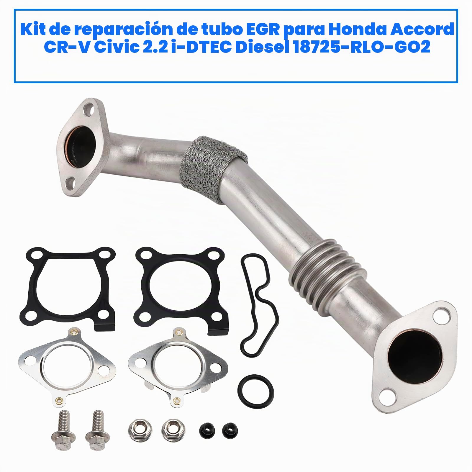 EGR Pipe Repair Kit para Honda Accord CR-V Civic 2.2 i-DTEC Diesel 18725-RL0-G02