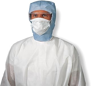 Disposable Hood, Blue, Polypropylene, PK50