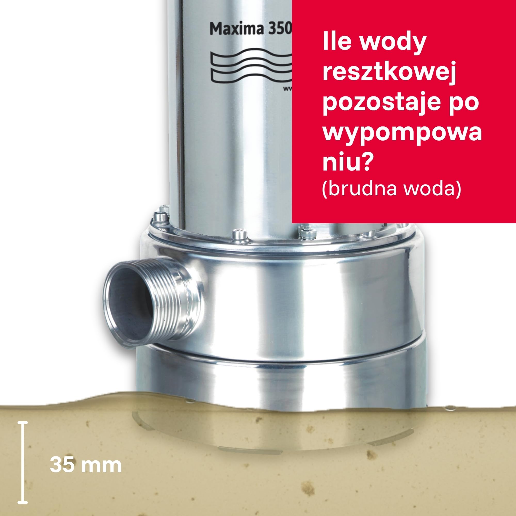 T.I.P. TVX 12000 Pompa Zanurzeniowa do Wody Brudnej + T.I.P. 31008 Wąż Odwadniający do Pomp Zanurzeniowych 10 m