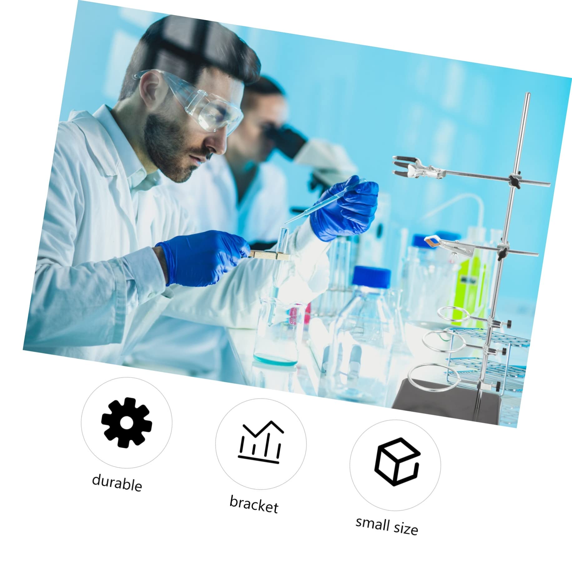 Chemischer Labor Retortenstativ 60cm aus Eisen für Experimente
