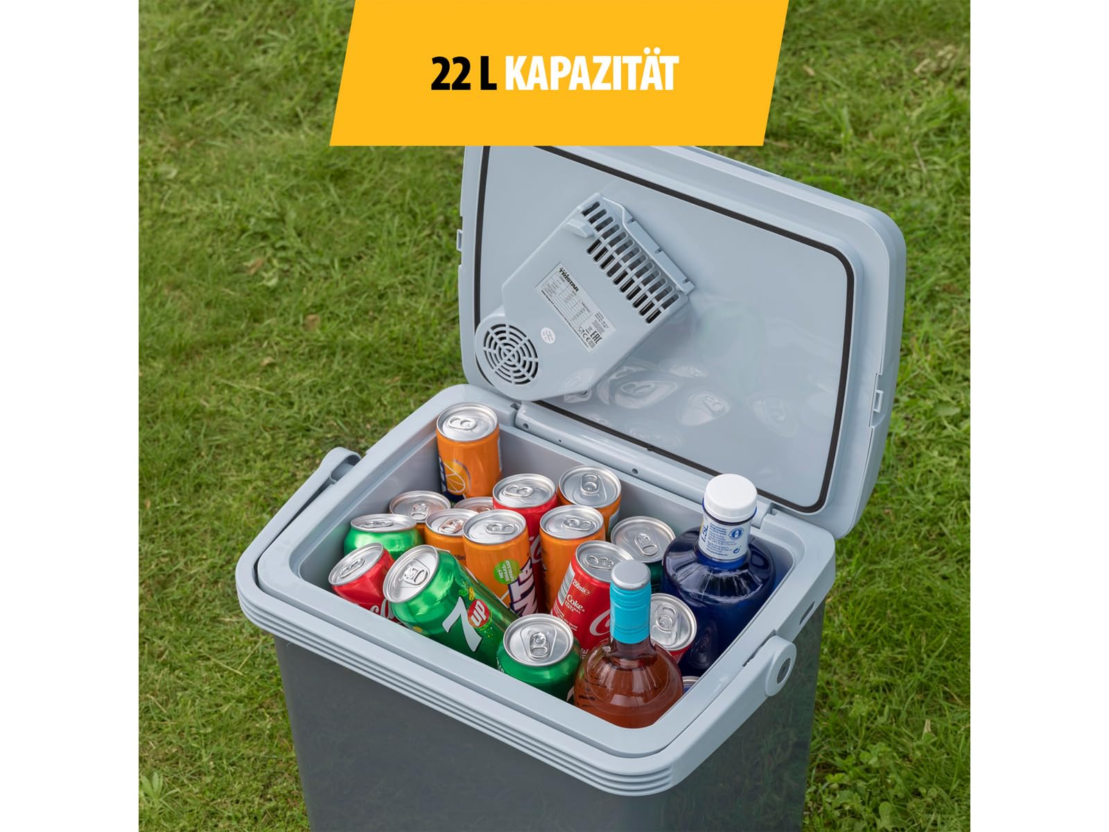 Tristar Lodówka – 22 litry, termoelektryczny system chłodzenia, wtyczka 12 V KB-7424