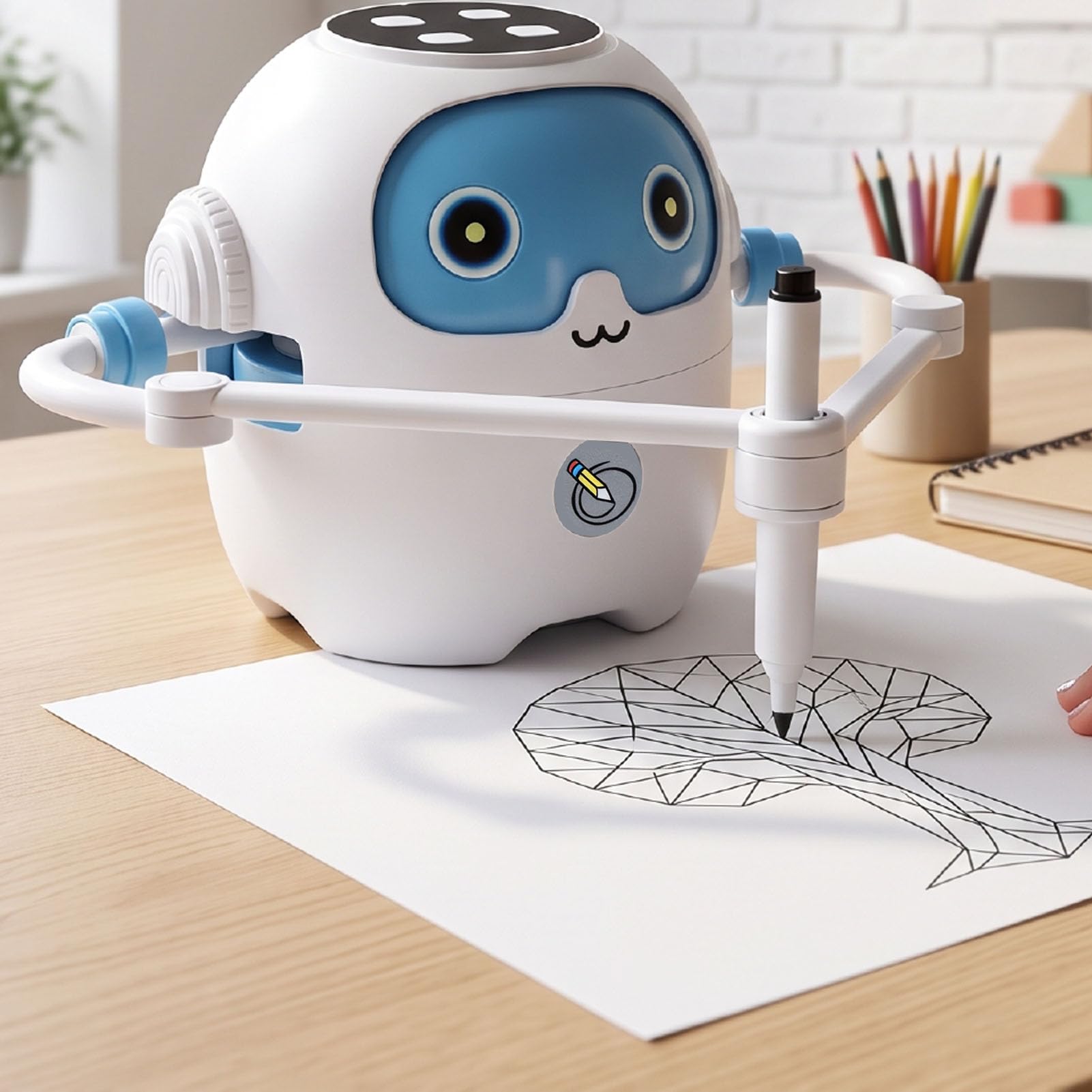 Robot da Disegno per Bambini 3-8, Ricaricabile Via USB