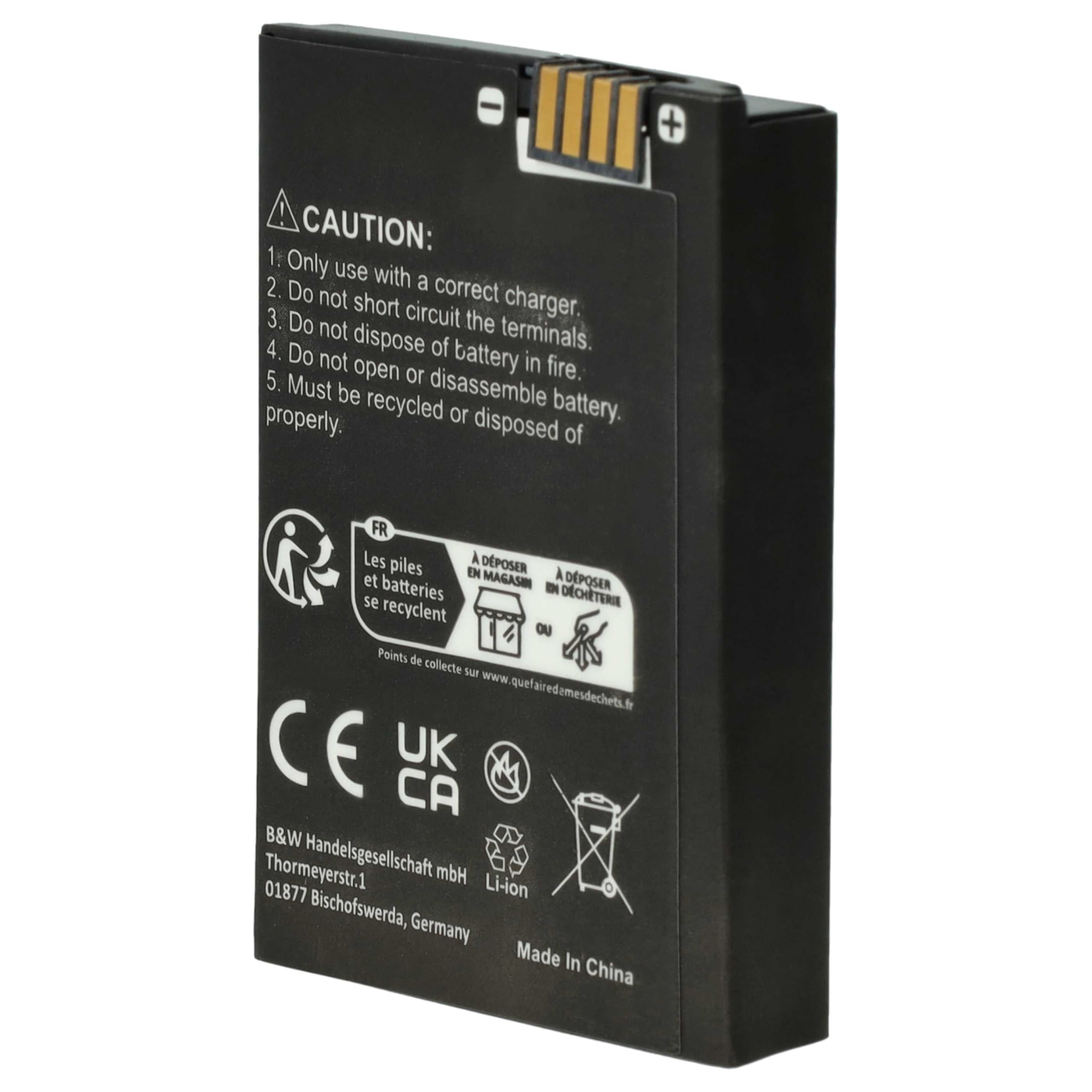 2x batteria sostituisce Motorola BT90, BT110, BT90, HKLN4440B, BT110, BT60 per radio (2000mAh, 3,7V, Li-Poly)