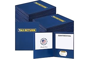 50 Pack Tax Folders for Tax Preparers