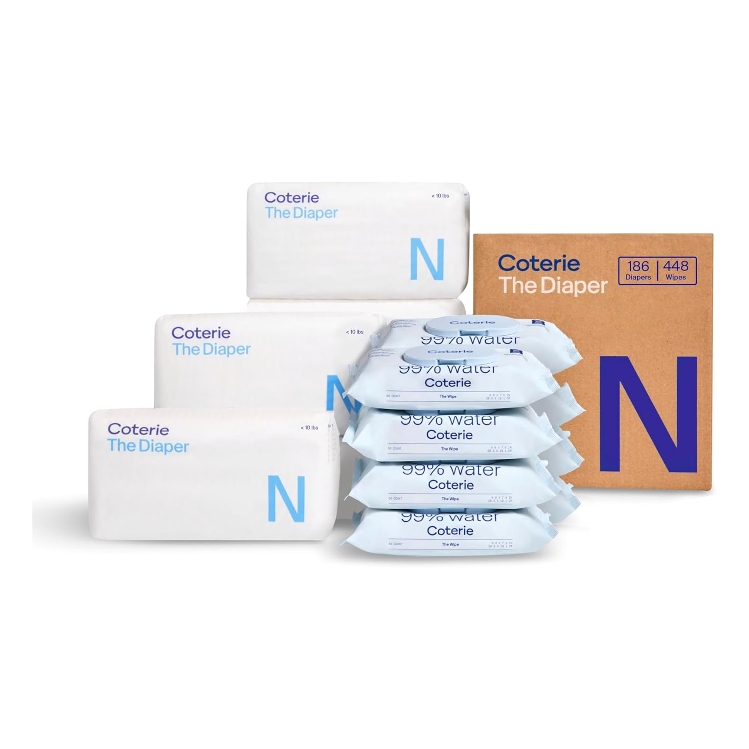 Coterie Diapers + Wipes Kit