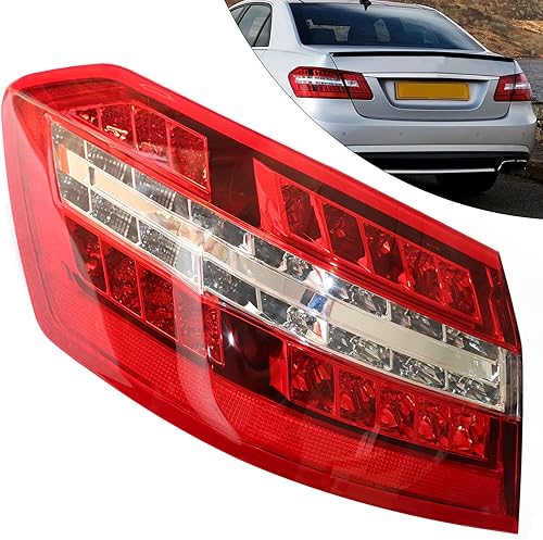 Miniatura 3 de InSyoForeverEC Conjunto de luces traseras para Mercedes-Benz 2010-2013 Clase E Sedan E350 E550 E63 AMG, lámpara LED, luces de freno traseras de