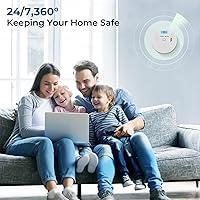 Vista 8 de Smoke and Carbon Monoxide Detectors, Combination Smoke Alarm and Carbon Monoxide Detector Battery Powered, CO Detector Alarm with Sensitive Sensor