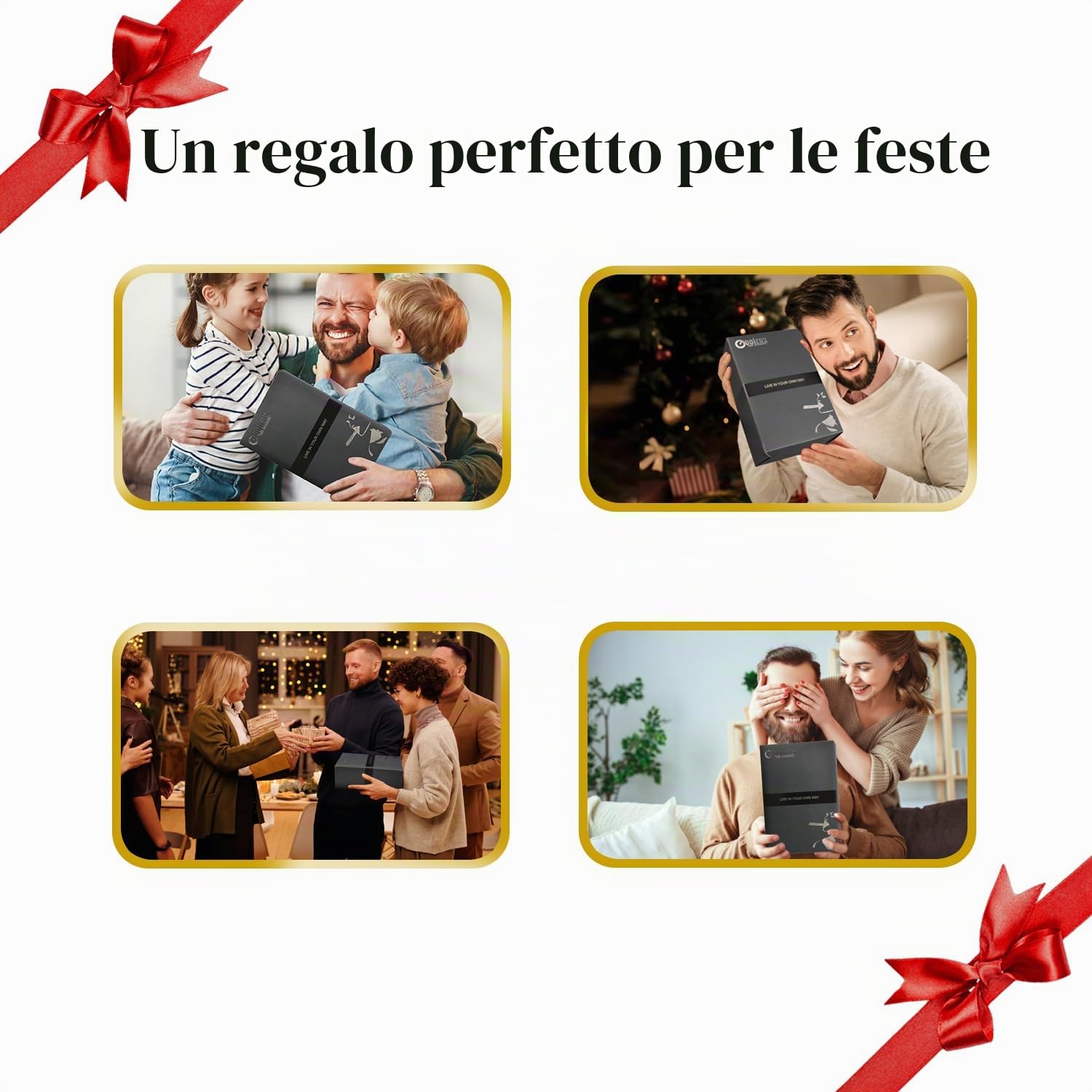 Porta Sigari, Humidor Sigari con Accendini, Portatile Portasigari in Pelle da Viaggio con Umidificatore per 6 Sigari, Perfetto Regalo per Uomo (Sigaro Non Incluso)